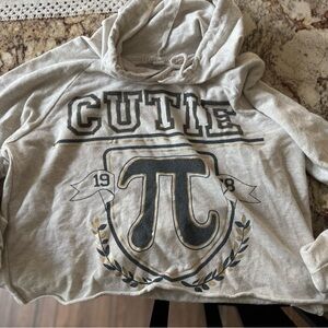 Forever 21 Cream Graphic Hoodie